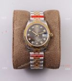 (TW) SWiss Clone Rolex Datejust 31MM Watch Two Tone Gray Dial